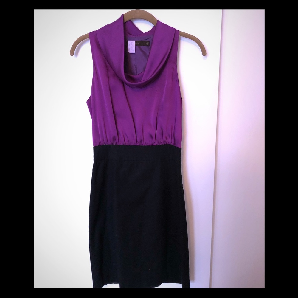 Purple and black dress (day to night)